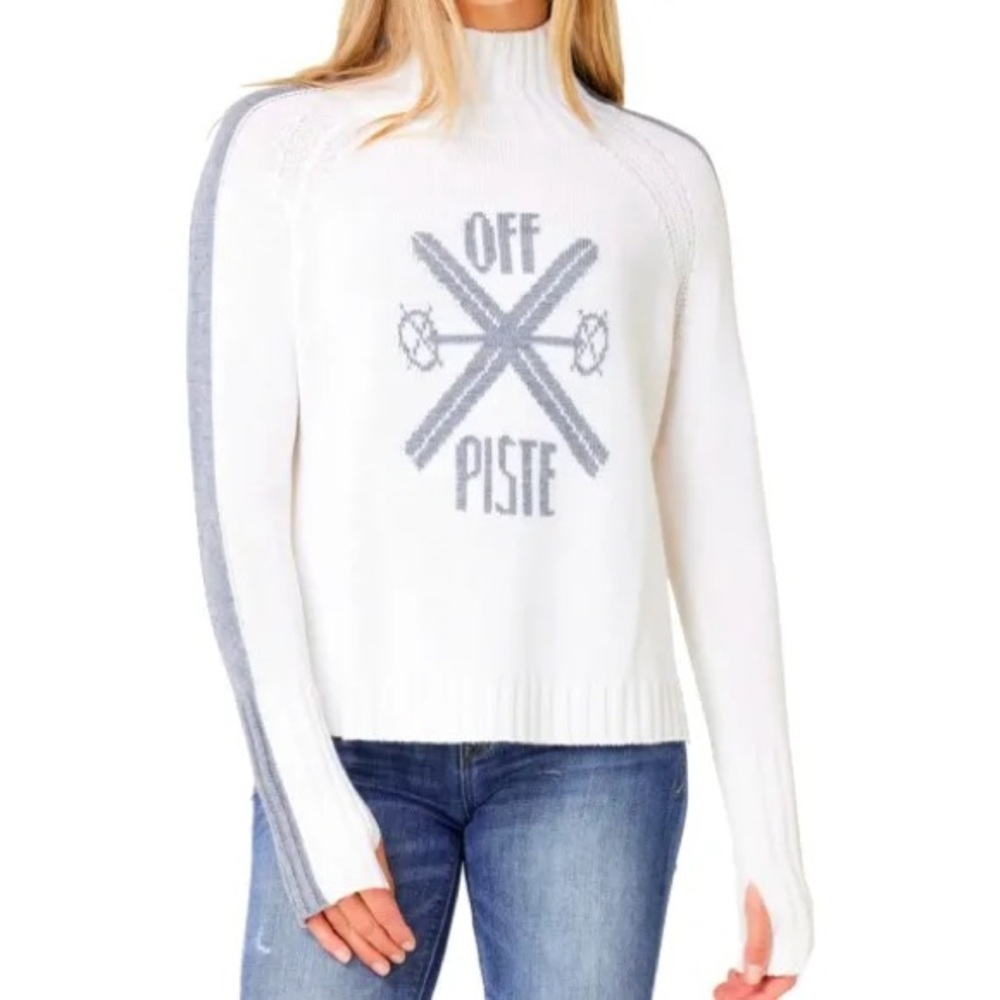 Krimson Klover Sweater XL Off Piste Ski Acrylic Wool Mock Neck Boxy